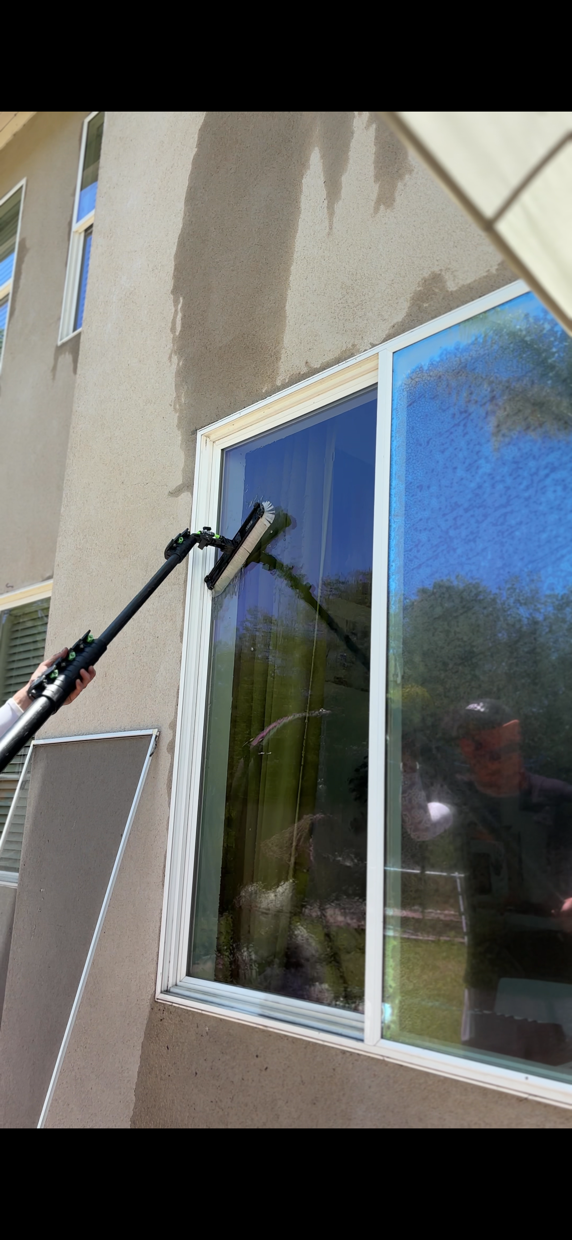 Window cleaning process